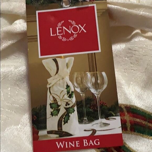 NWT LENOX‎ HOLIDAY NOUVEAU WINE BAG - Picture 2 of 7